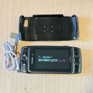 T-Mobile Sidekick Vintage RARE Sharp Model:Pv300 “UNTESTED”w/Charg-Cord Read Blw